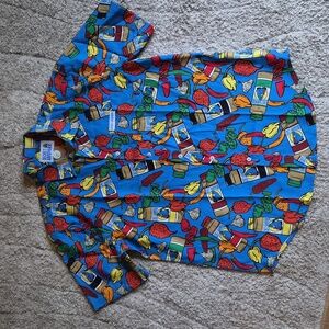 Secret Aardvark Men's Button Down Shirt Size L